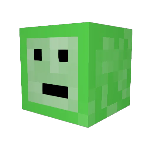 _dnaiel_ Minecraft avatar head, 3D render