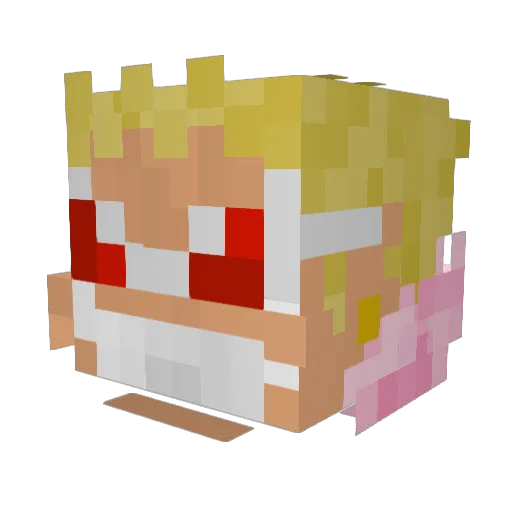 _doffy___ Minecraft avatar head, 3D render