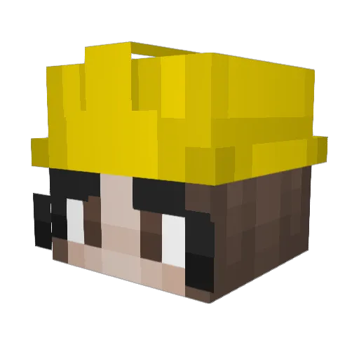 _domisz_ Minecraft avatar head, 3D render
