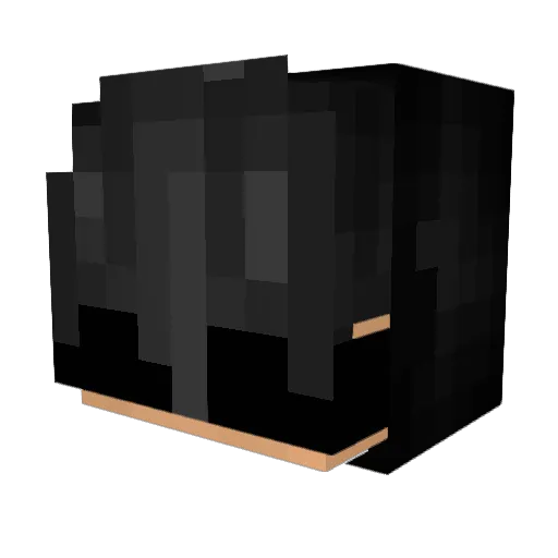 _doqu Minecraft avatar head, 3D render