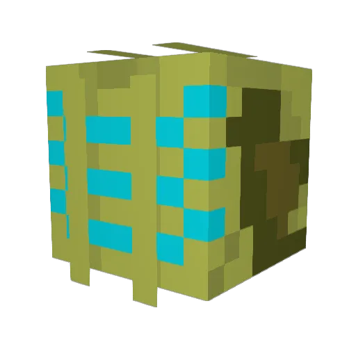 _dubstep_lama Minecraft avatar head, 3D render