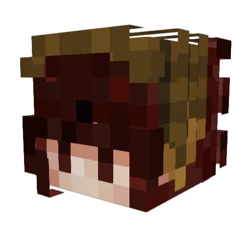 _duck_lin_ Minecraft avatar head, 3D render
