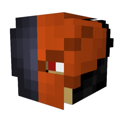 _dusha_ Minecraft avatar head, 3D render