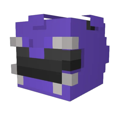 _eAa_ Minecraft avatar head, 3D render