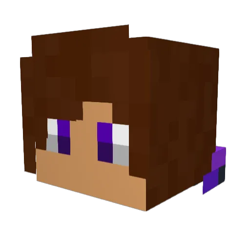 _eclypso_ Minecraft avatar head, 3D render