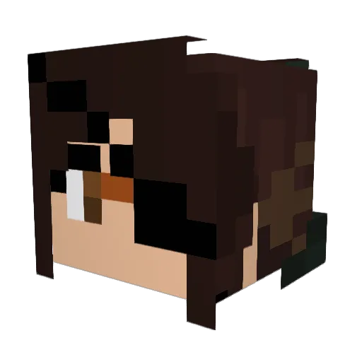 _eddie___ Minecraft avatar head, 3D render