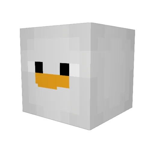 _edie_ Minecraft avatar head, 3D render