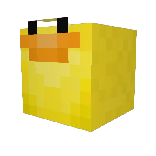 _edolo Minecraft avatar head, 3D render