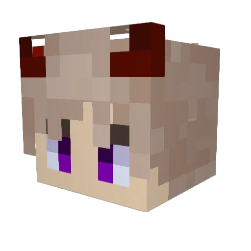 _eggdealer Minecraft avatar head, 3D render