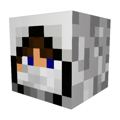 _egho1st_ Minecraft avatar head, 3D render
