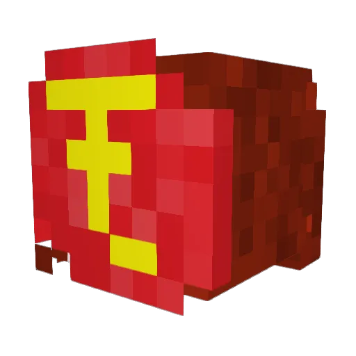 _eid Minecraft avatar head, 3D render
