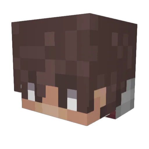 _eladcohen1_ Minecraft avatar head, 3D render