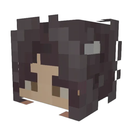 _elsybellsy Minecraft avatar head, 3D render