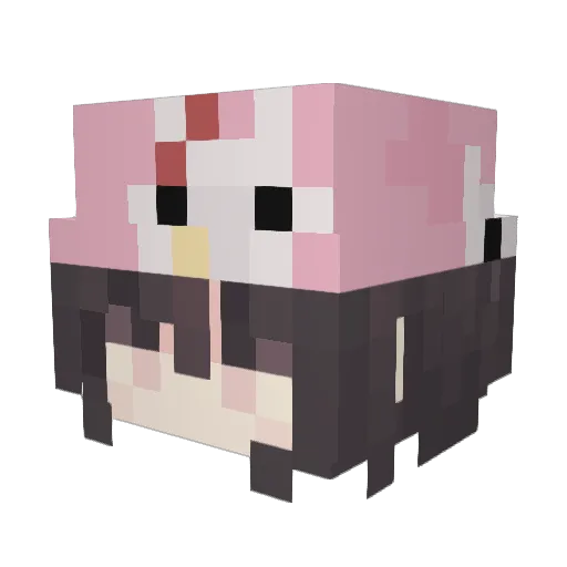 _emanu18_ Minecraft avatar head, 3D render