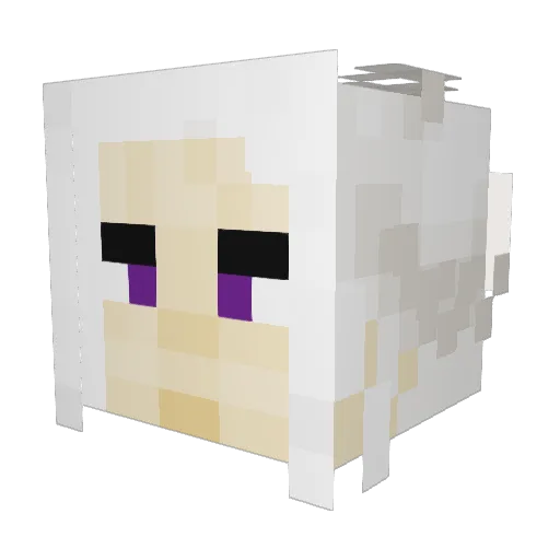 _emuli Minecraft avatar head, 3D render