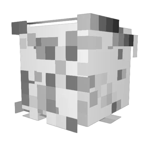 _endxyz Minecraft avatar head, 3D render