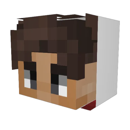 _eriiiik_ Minecraft avatar head, 3D render