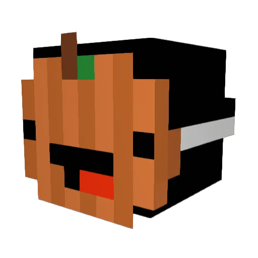 _estbxn Minecraft avatar head, 3D render