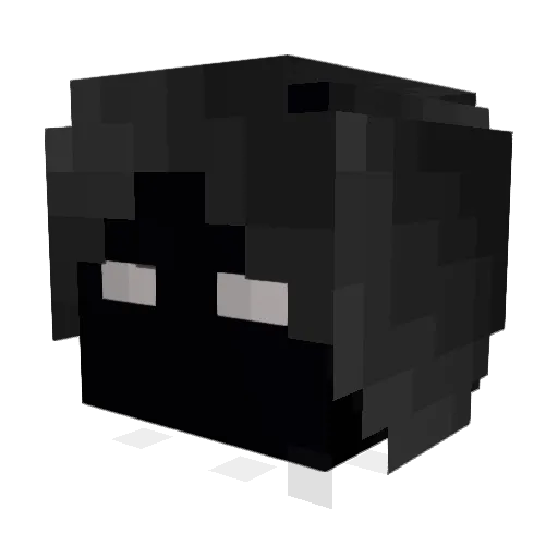 _ezj Minecraft avatar head, 3D render