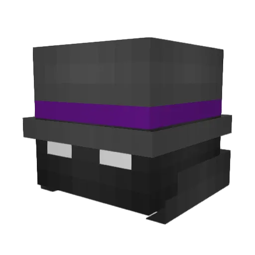 _faBBa Minecraft avatar head, 3D render