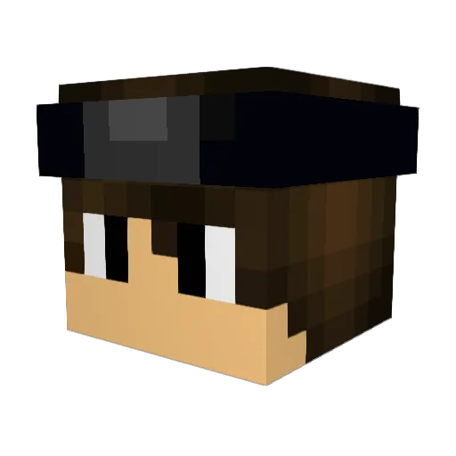 _fabian_95 Minecraft avatar head, 3D render