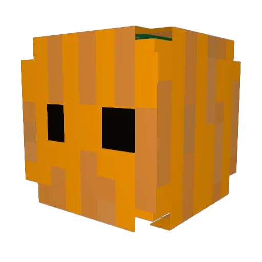 _flane Minecraft avatar head, 3D render