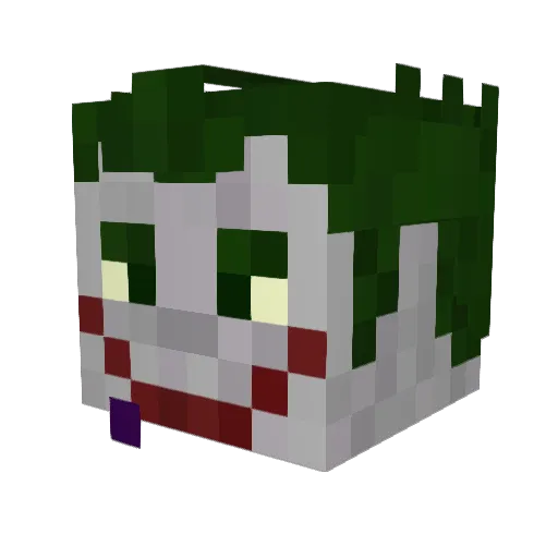 _florent1995_ Minecraft avatar head, 3D render