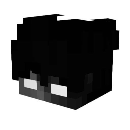 _fr3shu Minecraft avatar head, 3D render