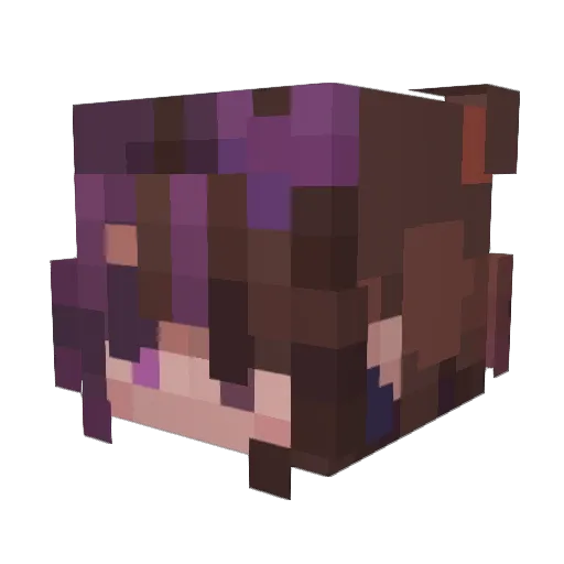 _fruitloopss Minecraft avatar head, 3D render