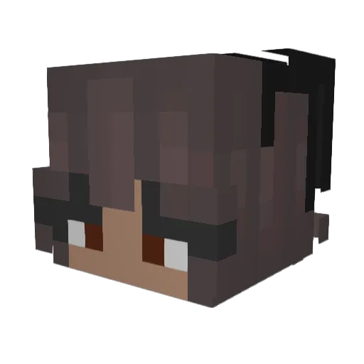 _gabywaby_ Minecraft avatar head, 3D render