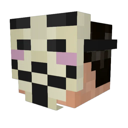 _gatopardt_ Minecraft avatar head, 3D render