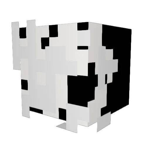 _gaviiiin_ Minecraft avatar head, 3D render