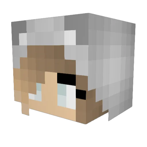 _georgia2000000 Minecraft avatar head, 3D render