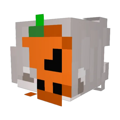 _giru_ Minecraft avatar head, 3D render