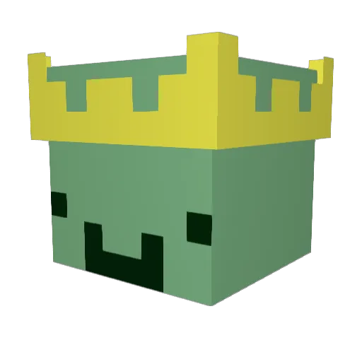 _gloom__ Minecraft avatar head, 3D render