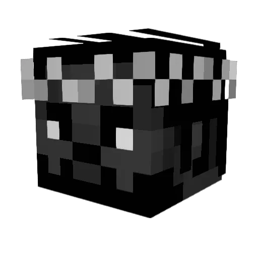 _gnx Minecraft avatar head, 3D render