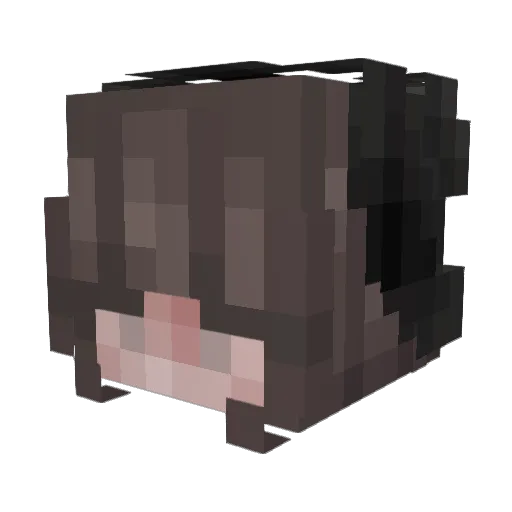 _gucci_ramen_ Minecraft avatar head, 3D render