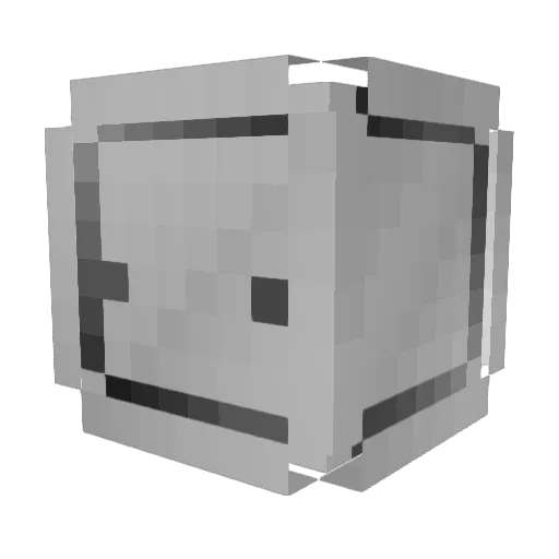 _h0ng Minecraft avatar head, 3D render
