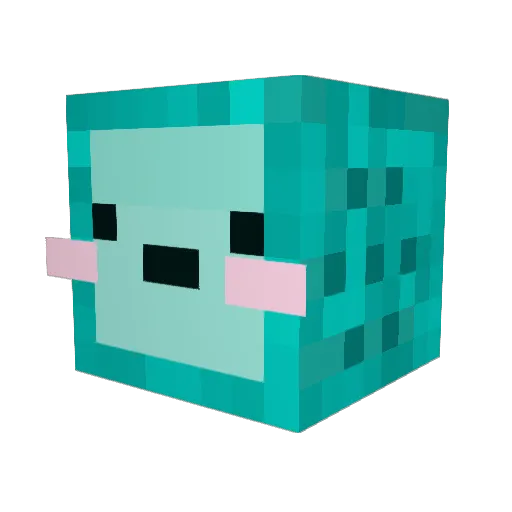 _h3ntay_ Minecraft avatar head, 3D render