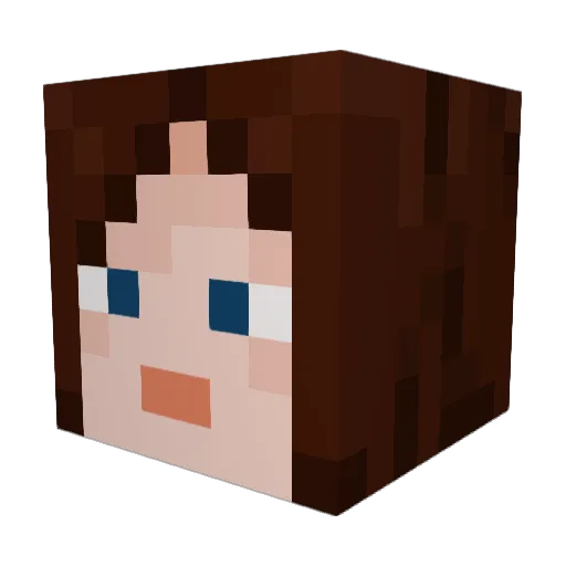 _hammmm Minecraft avatar head, 3D render