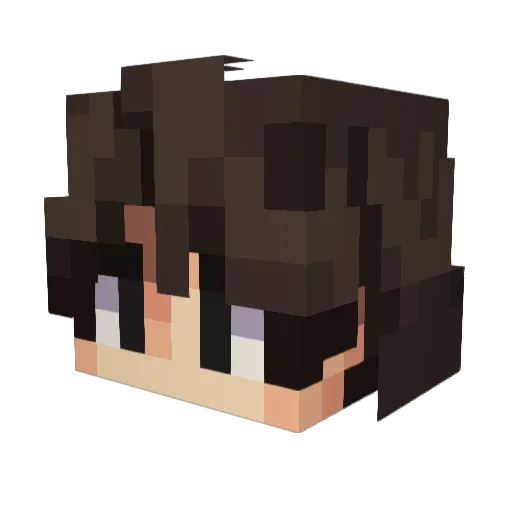 _hazun_ Minecraft avatar head, 3D render