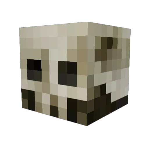 _helloboss Minecraft avatar head, 3D render