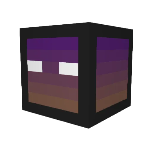 _hen1X_ Minecraft avatar head, 3D render