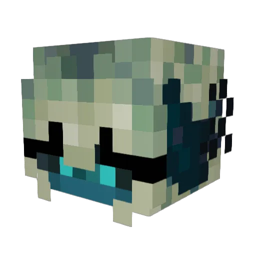 _heritage Minecraft avatar head, 3D render