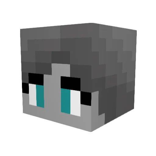 _heyguesswhat Minecraft avatar head, 3D render