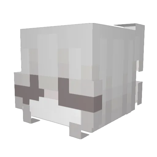 _hihiromi Minecraft avatar head, 3D render