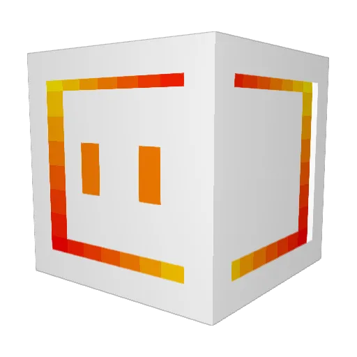 _hmmmm_ Minecraft avatar head, 3D render