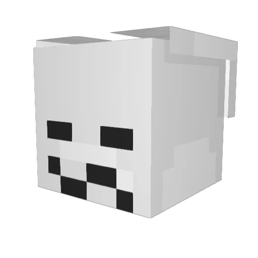 _hold3n1 Minecraft avatar head, 3D render