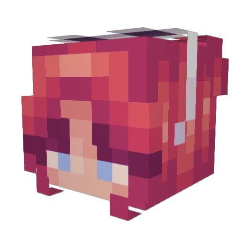 _hot_pocket_ Minecraft avatar head, 3D render