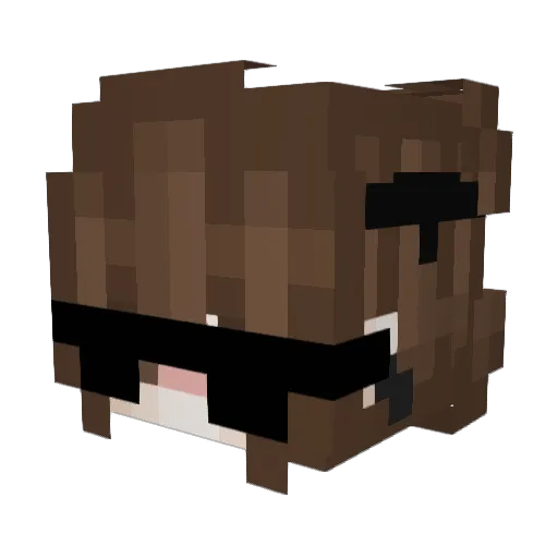 _hotcheese Minecraft avatar head, 3D render